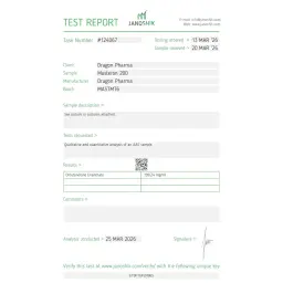 Masteron 200 lab test result (2026-03-25)