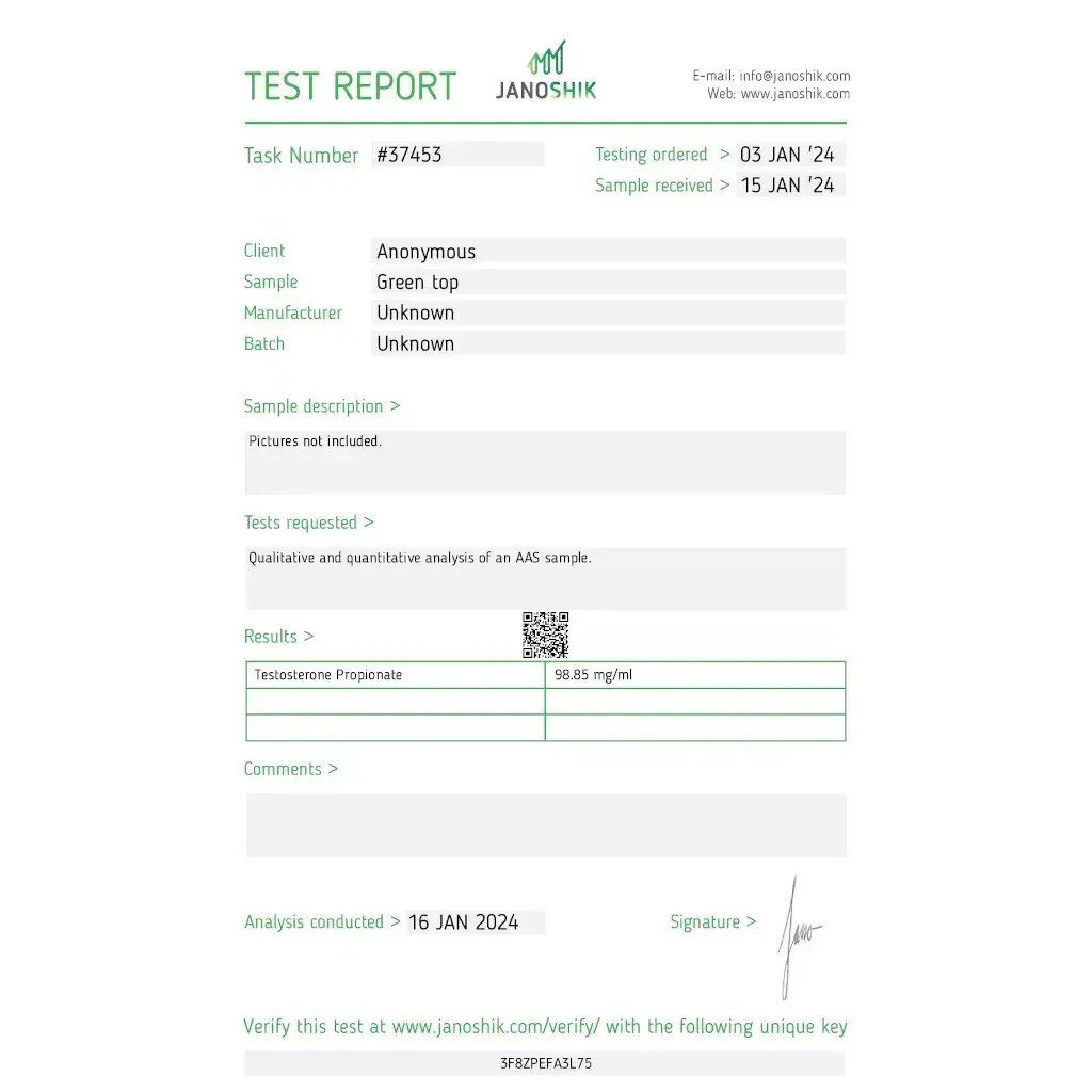 Testosterone Propionate 100