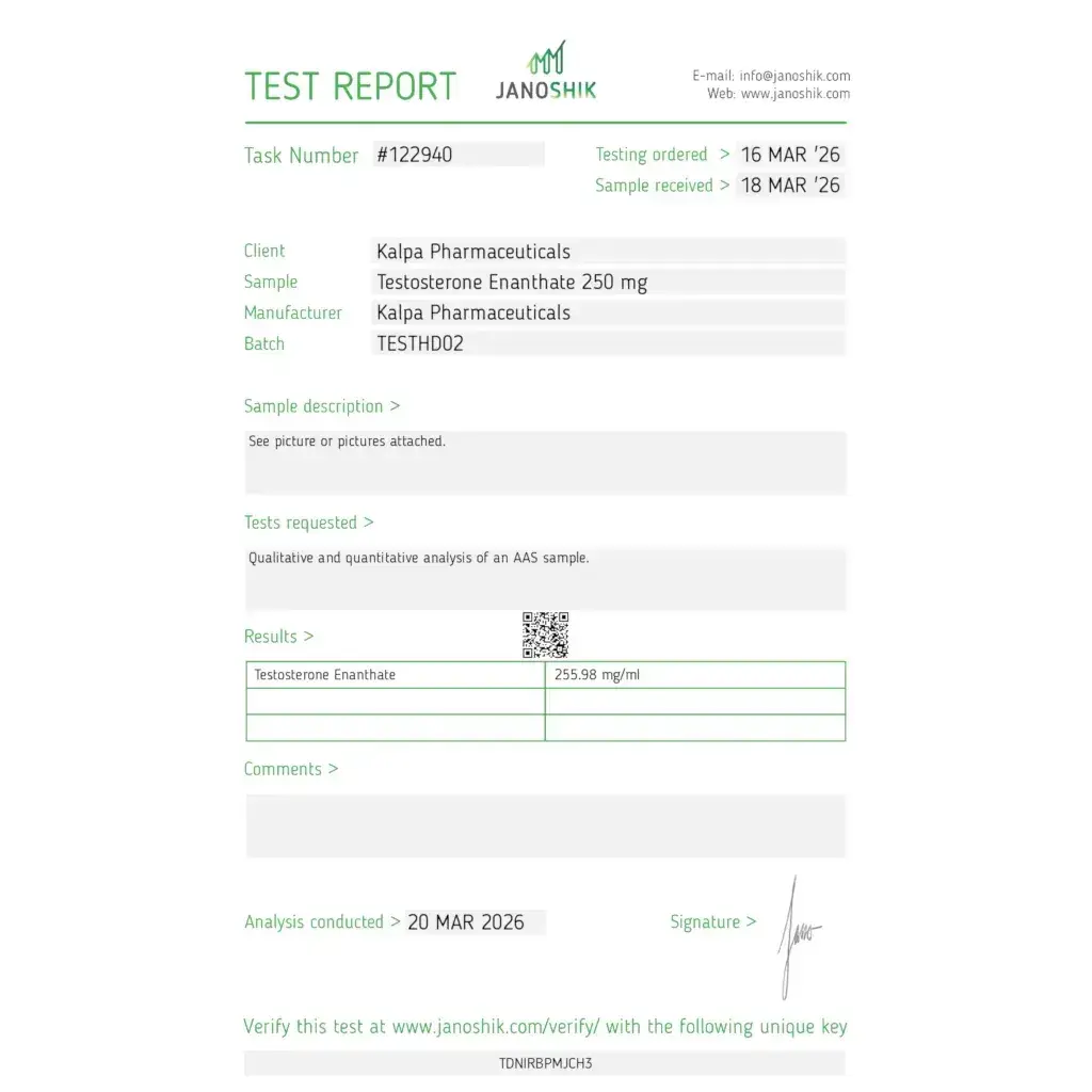 Testoxyl Enanthate 250