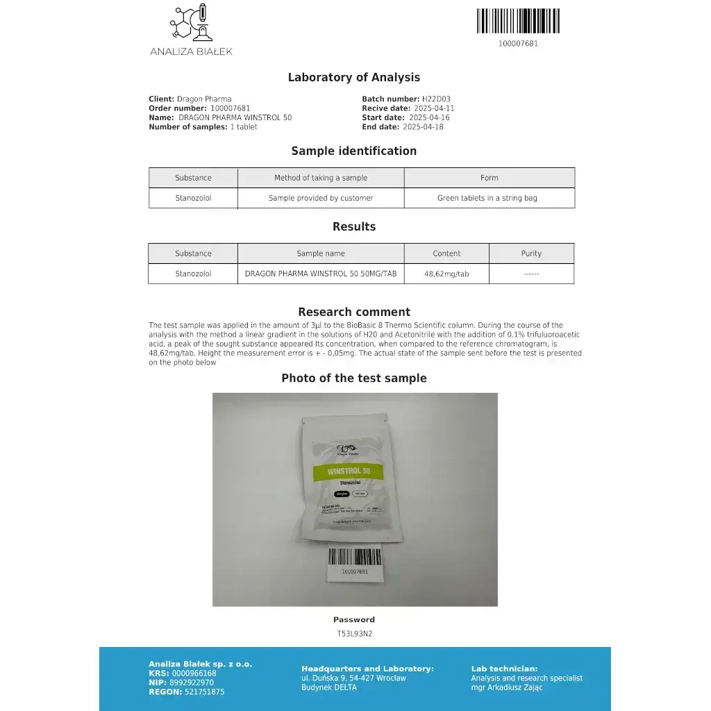 Winstrol 50mg